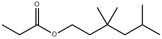 3,3,5-trimethylhexyl propionate Struktur