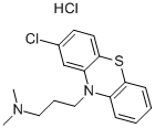 Chlorpromazine hydrochloride Structure