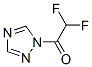 1H-1,2,4-Triazole, 1-(difluoroacetyl)- (9CI) Struktur