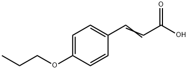 3-(4-PROPOXYPHENYL)ACRYLIC ACID Struktur