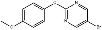 5-BROMO-2-(4-METHOXYPHENOXY)PYRIMIDINE Struktur