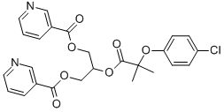 Binifibrate Struktur