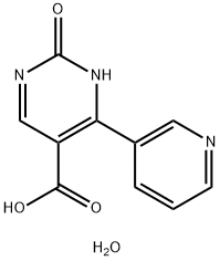 2-OXO-4-(3-PYRIDINYL)-1,2-DIHYDRO-5-PYRIMIDINECARBOXYLIC ACID HYDRATE Struktur