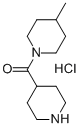 (4-METHYLPIPERIDINO)(4-PIPERIDINYL)METHANONE HYDROCHLORIDE Struktur