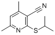 2-(ISOPROPYLSULFANYL)-4,6-DIMETHYLNICOTINONITRILE Struktur