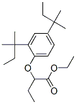 2-[2,4-bis(1,1-Dimethylpropyl) phenoxy] butyric acid ethyl ester Struktur