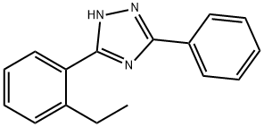 3-(2-Ethylphenyl)-5-phenyl-1H-1,2,4-triazole Struktur