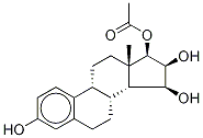 Estetrol 17-Acetate Struktur