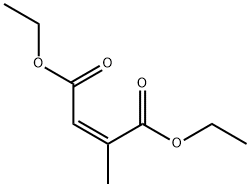 2-Methylmaleic acid diethyl ester Struktur