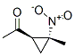 Ethanone, 1-(2-methyl-2-nitrocyclopropyl)-, trans- (9CI) Struktur