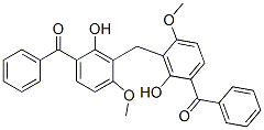 3,3''-Methylenebis(2-hydroxy-4-methoxybenzophenone) Struktur