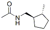 Acetamide, N-[(2-methylcyclopentyl)methyl]-, trans- (9CI) Struktur