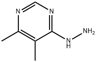 4(1H)-Pyrimidinone, 5,6-dimethyl-, hydrazone (9CI) Struktur