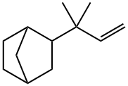 2-(1,1-Dimethyl-2-propenyl)bicyclo[2.2.1]heptane Struktur