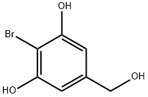 1,3-Benzenediol, 2-bromo-5-(hydroxymethyl)- (9CI) Struktur