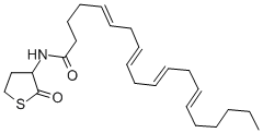 2-Thiophenone, 3-(5,8,11,14-eicosatetraenamido)tetrahydro- (all Z) Struktur