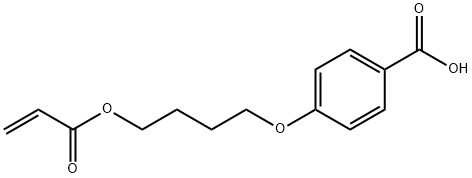 4-(4-ACRYLOXY-BUTYL-1-OXY)-BENZOIC ACID Structure