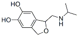 5,6-Isobenzofurandiol, 1,3-dihydro-1-[[(1-methylethyl)amino]methyl]- (9CI) Struktur