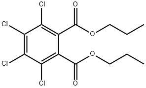 TETRACHLOROPHTHALIC ACID DI-N-PROPYL ESTER Struktur