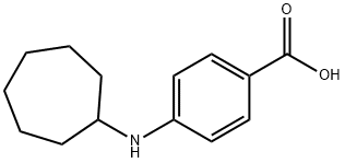 N-CYCLOHEPTYL-P-AMINOBENZOIC ACID Struktur