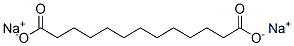 Tridecanedioic acid disodium salt Struktur