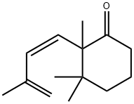 2,3,3-Trimethyl-2-[(Z)-3-methyl-1,3-butadien-1-yl]cyclohexanone Struktur