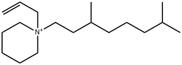 1-Allyl-1-(3,7-dimethyloctyl)piperidinium Struktur