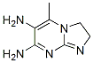 Imidazo[1,2-a]pyrimidine-6,7-diamine, 2,3-dihydro-5-methyl- (9CI) Struktur