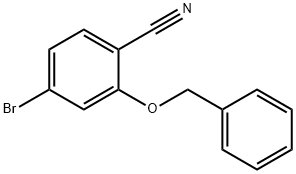 2-Benzyloxy-4-bromobenzonitrile Struktur