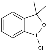 1-Chloro-1,3-dihydro-3,3-diMethyl-1,2-benziodoxole Struktur