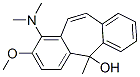 1-(Dimethylamino)methyl-2-methoxy-5H-dibenzo[a,d]cyclohepten-5-ol Struktur