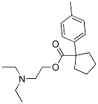 1-(p-Tolyl)-1-cyclopentanecarboxylic acid 2-(diethylamino)ethyl ester Struktur