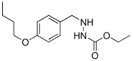 3-(p-Butoxybenzyl)carbazic acid ethyl ester Struktur