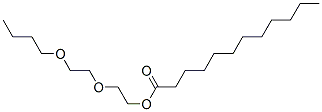 2-(2-butoxyethoxy)ethyl dodecanoate Struktur