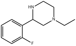 Piperazine, 1-ethyl-3-(2-fluorophenyl)- (9CI) Struktur