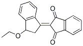 2-(3-Ethoxyindan-1-ylidene)-1,3-indanedione Struktur