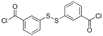 3,3'-Dithiobis(benzoic acid chloride) Struktur