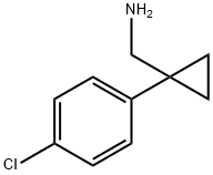 C-[1-(4-CHLORO-PHENYL)-CYCLOPROPYL]-METHYLAMINE Struktur