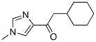 2-Cyclohexyl-1-(1-methyl-1H-imidazol-4-yl)ethanone Struktur