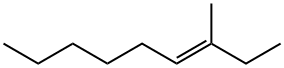 (E)-3-Methyl-3-nonene Struktur