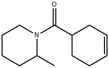 1-(3-cyclohexen-1-ylcarbonyl)-2-methylpiperidine Struktur