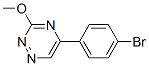 5-(p-Bromophenyl)-3-methoxy-1,2,4-triazine Struktur