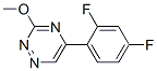 5-(2,4-Difluorophenyl)-3-methoxy-1,2,4-triazine Struktur