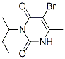 5-bromo-3-butan-2-yl-6-methyl-1H-pyrimidine-2,4-dione Struktur