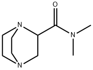 1,4-Diazabicyclo[2.2.2]octane-2-carboxamide,N,N-dimethyl-(9CI) Struktur