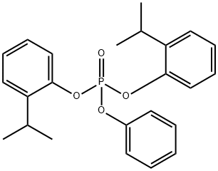 Bis(o-isopropylphenyl) Phenyl Phosphate, 69500-29-4, 結(jié)構(gòu)式