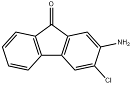 2-amino-3-chloro-fluoren-9-one Struktur