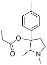 1,2-Dimethyl-3-(p-tolyl)pyrrolidin-3-ol propionate Struktur