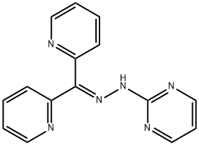 2(1H)-Pyrimidinone [di(pyridin-2-yl)methylene]hydrazone Struktur