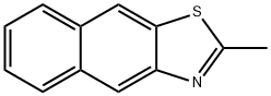 2-METHYL-BETA-NAPHTHOTHIAZOLE Struktur